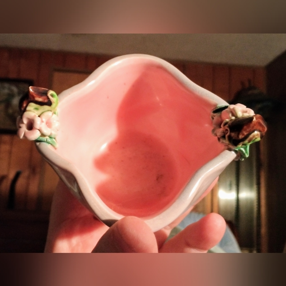 Vintage Rare Bonwit Teller Handmade Pottery Small Bowl     1/24